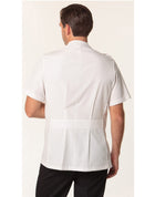 Men's Stud Front Short Sleeve Jacket ( BACK )