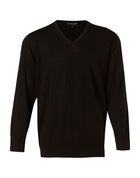 V-Neck Merino Wool Jumper (Mens)