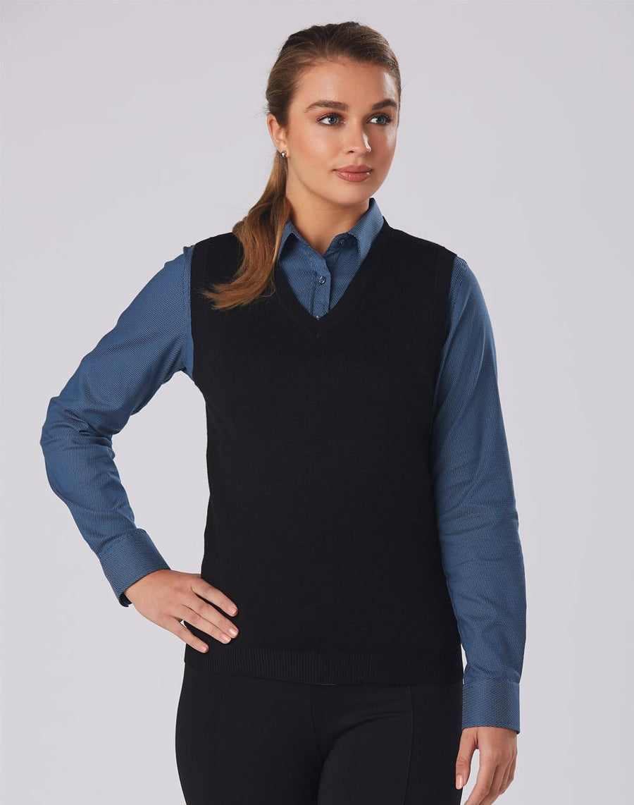 Women’s Viscose/Nylon V-Neck Vest