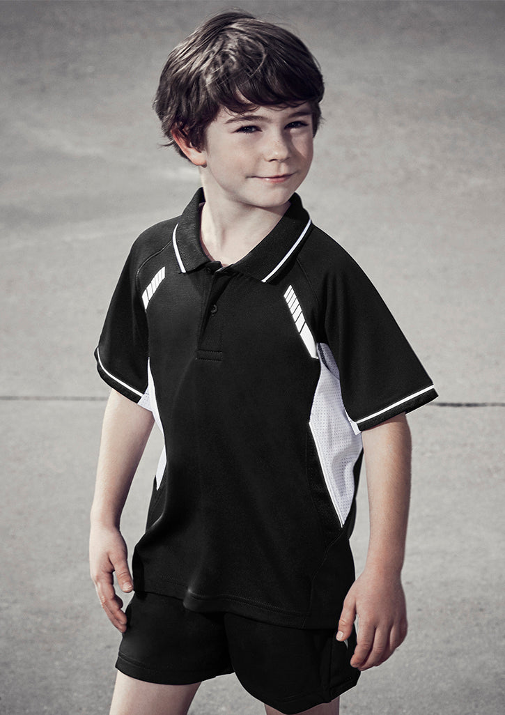 ACTIV EMBROIDERY DESIGN,BIZ COLLECTION Renegade polo kids