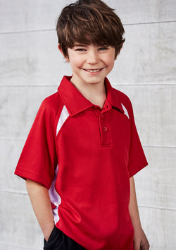 ACTIV EMBROIDERY DESIGNS. SPORTSWEAR.KIDS SPLICE POLO