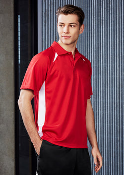 ACTIV EMBROIDERY DESIGNS. SPORTSWEAR.MENS SPLICE POLO