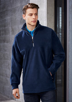 MENS HEAVY WEIGHT 1/2 ZIP WINTER FLEECE