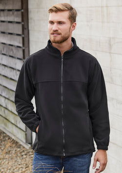 Plain Micro Polar Fleece Jacket (Mens)