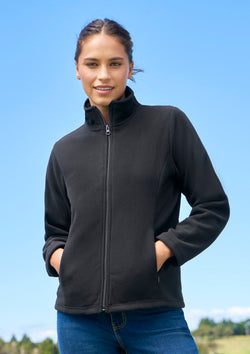 Plain Micro Polar Fleece Jacket (Ladies)