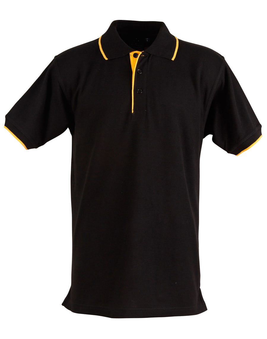 Liberty Poly/Cotton Contrast Pique Polo (Mens)