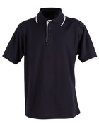 Liberty Poly/Cotton Contrast Pique Polo (Mens)