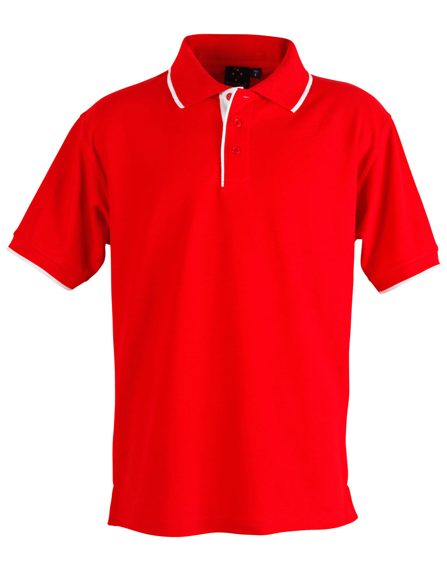 Liberty Poly/Cotton Contrast Pique Polo (Mens)
