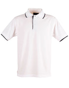 Liberty Poly/Cotton Contrast Pique Polo (Mens)