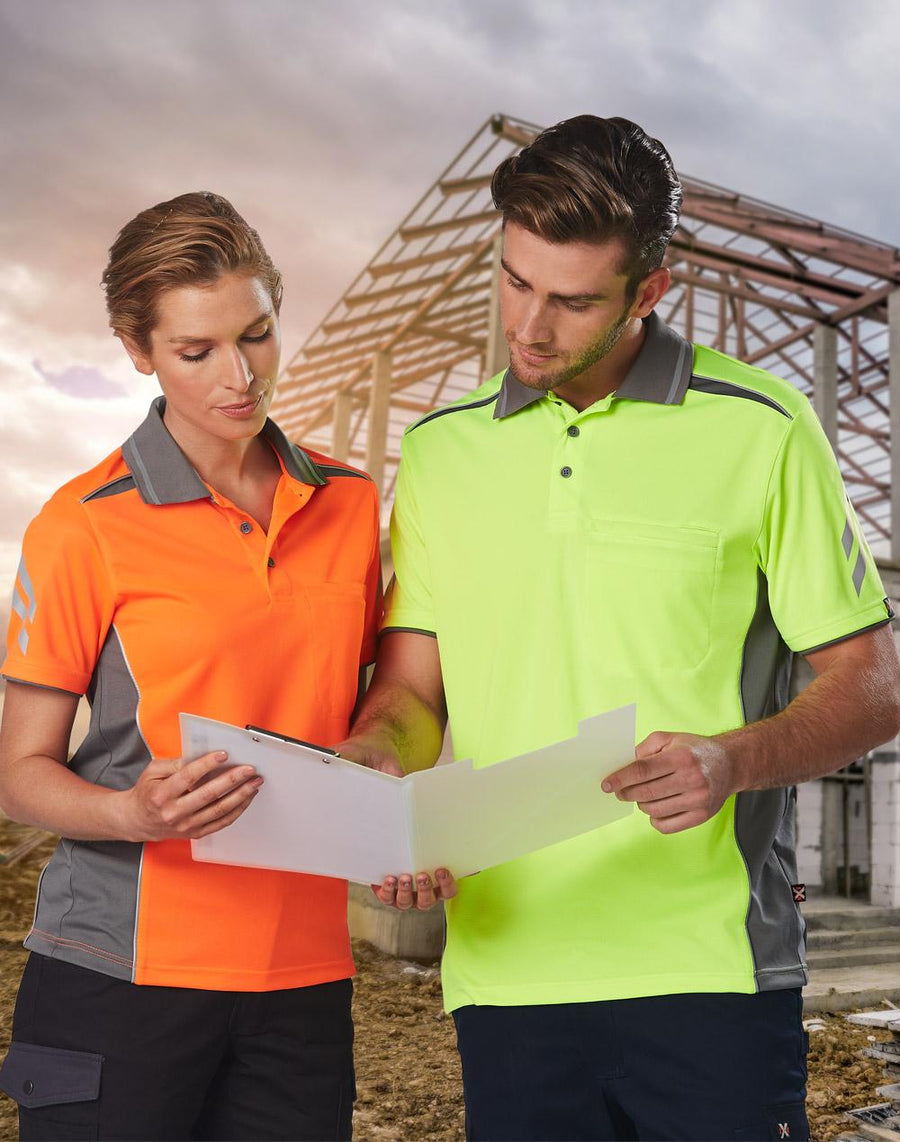 Unisex Cooldry® Vented Hi Vis Polo
