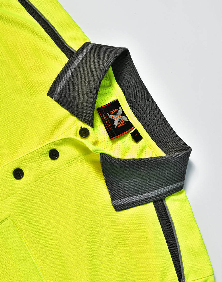 Unisex Cooldry® Vented Hi Vis Polo