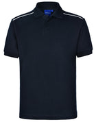 Cambridge Cotton Contrast Piping Short Sleeve Polo (Mens)