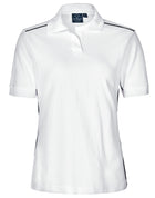 Cambridge Cotton Contrast Piping Short Sleeve Polo (Mens)