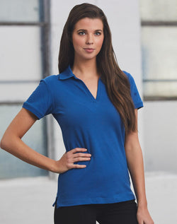 Longbeach Cotton Pique Knit Polo (Ladies)