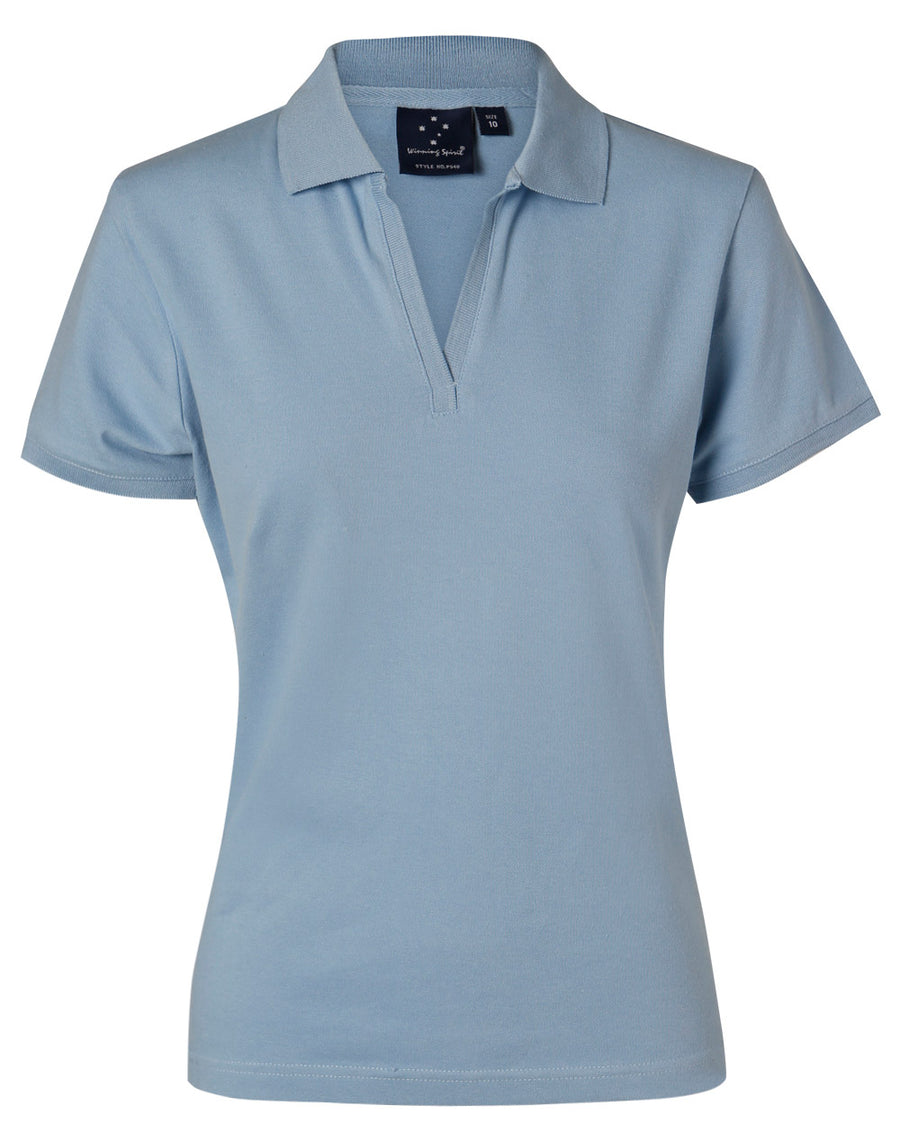 Longbeach Cotton Pique Knit Polo (Ladies)