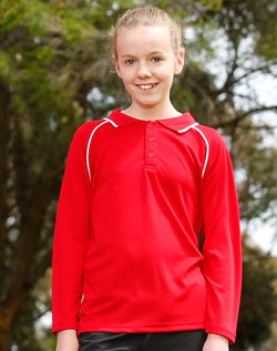 Champion Plus Long Sleeve Polo (Kids)