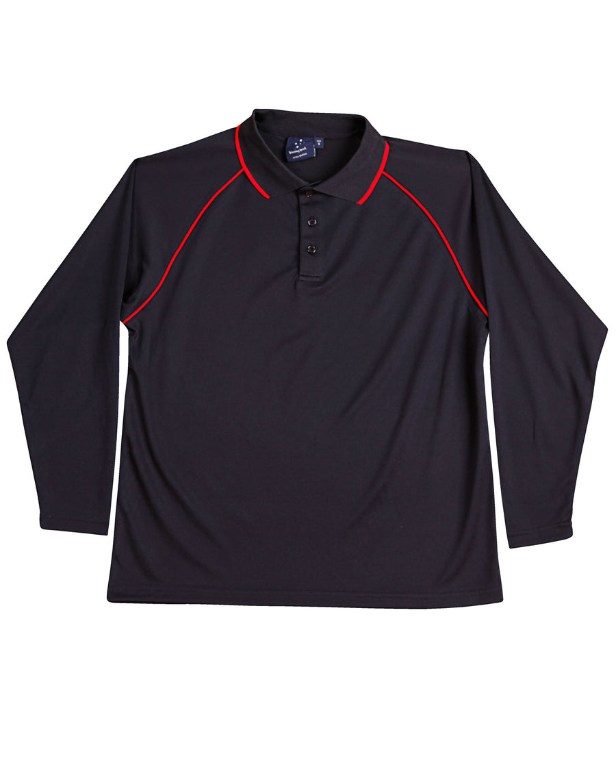 Champion Plus Long Sleeve Polo (Mens)