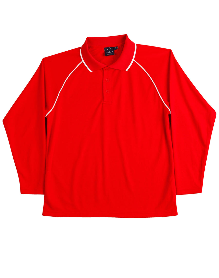 Champion Plus Long Sleeve Polo (Kids)