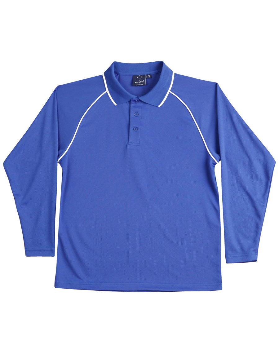 Champion Plus Long Sleeve Polo (Kids)