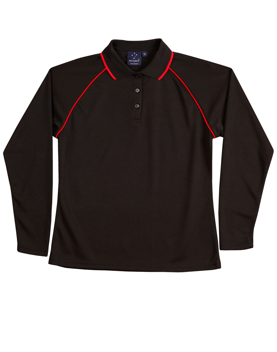 Champion Plus Long Sleeve Polo (Ladies)