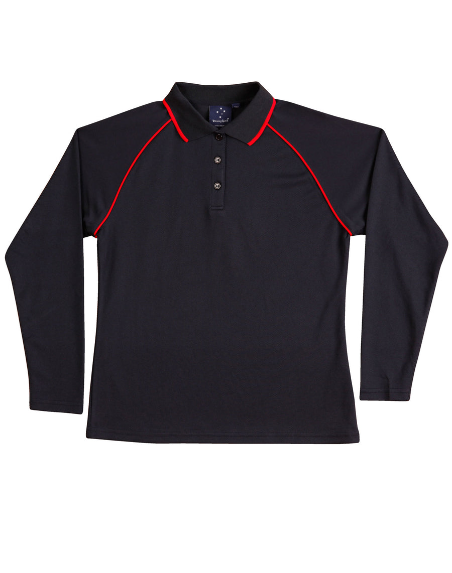Champion Plus Long Sleeve Polo (Ladies)