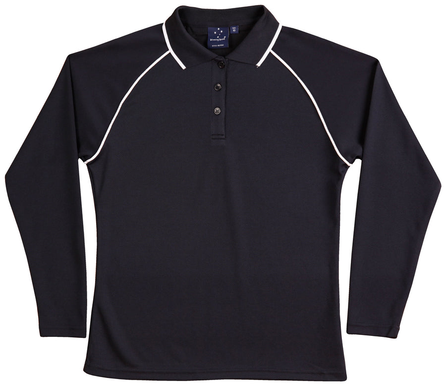 Champion Plus Long Sleeve Polo (Ladies)