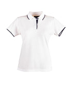 Liberty Poly/Cotton Contrast Pique Polo (Ladies)