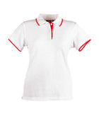Liberty Poly/Cotton Contrast Pique Polo (Ladies)
