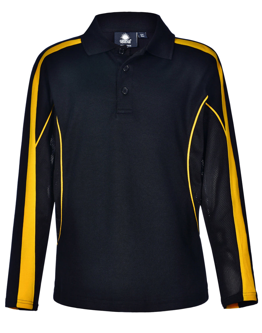 Legend TrueDry Fashion Long Sleeve Polo (Kids)