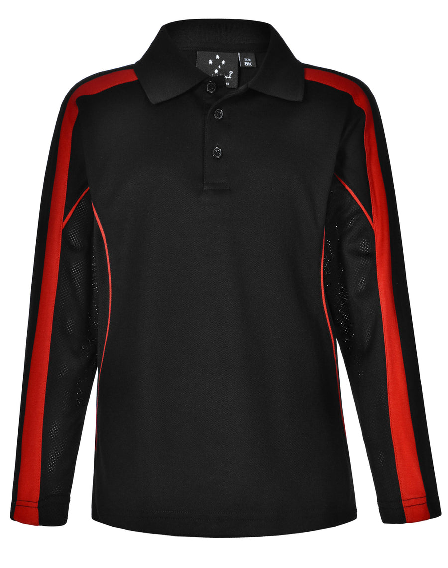 Legend TrueDry Fashion Long Sleeve Polo (Kids)
