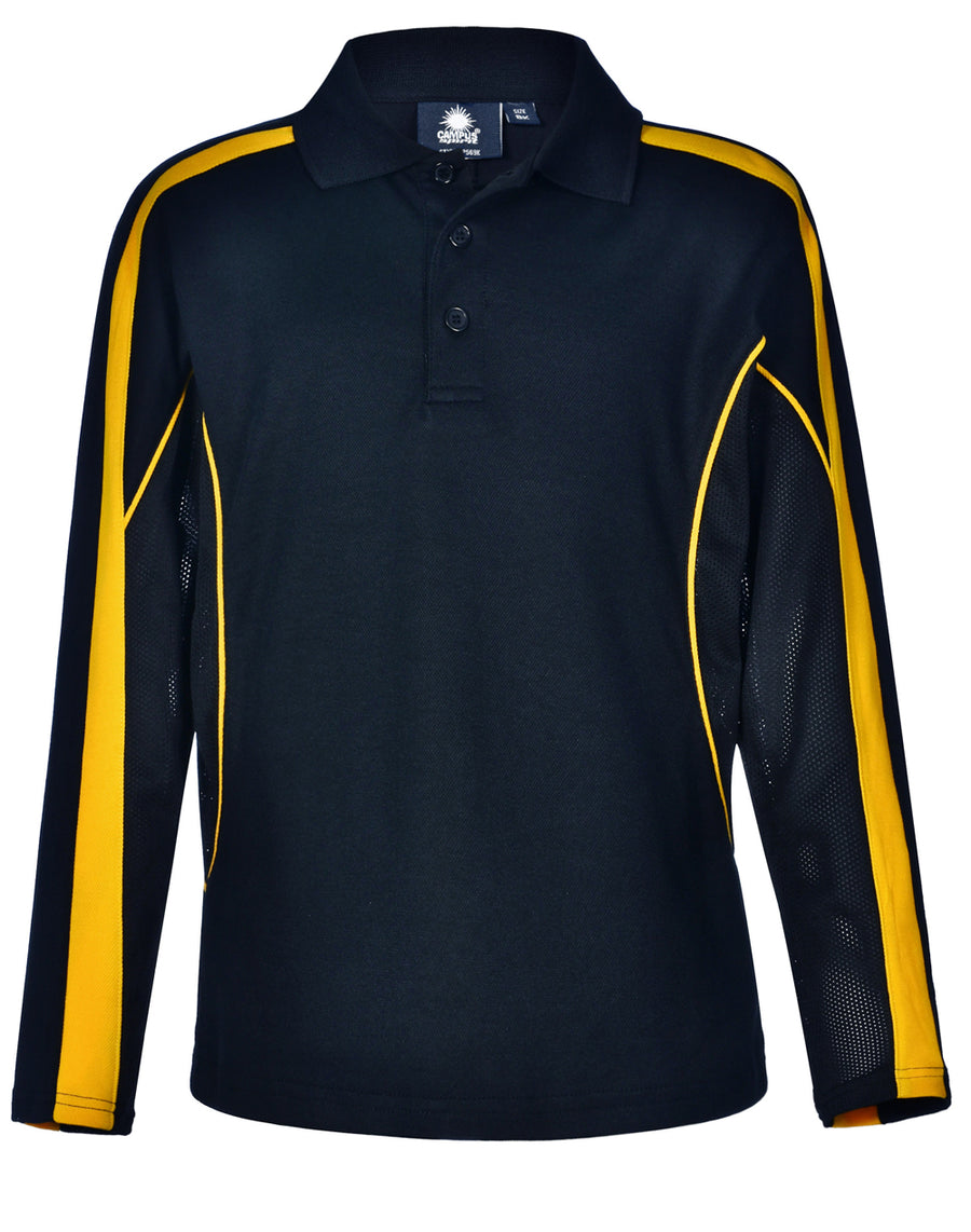 Legend TrueDry Fashion Long Sleeve Polo (Kids)