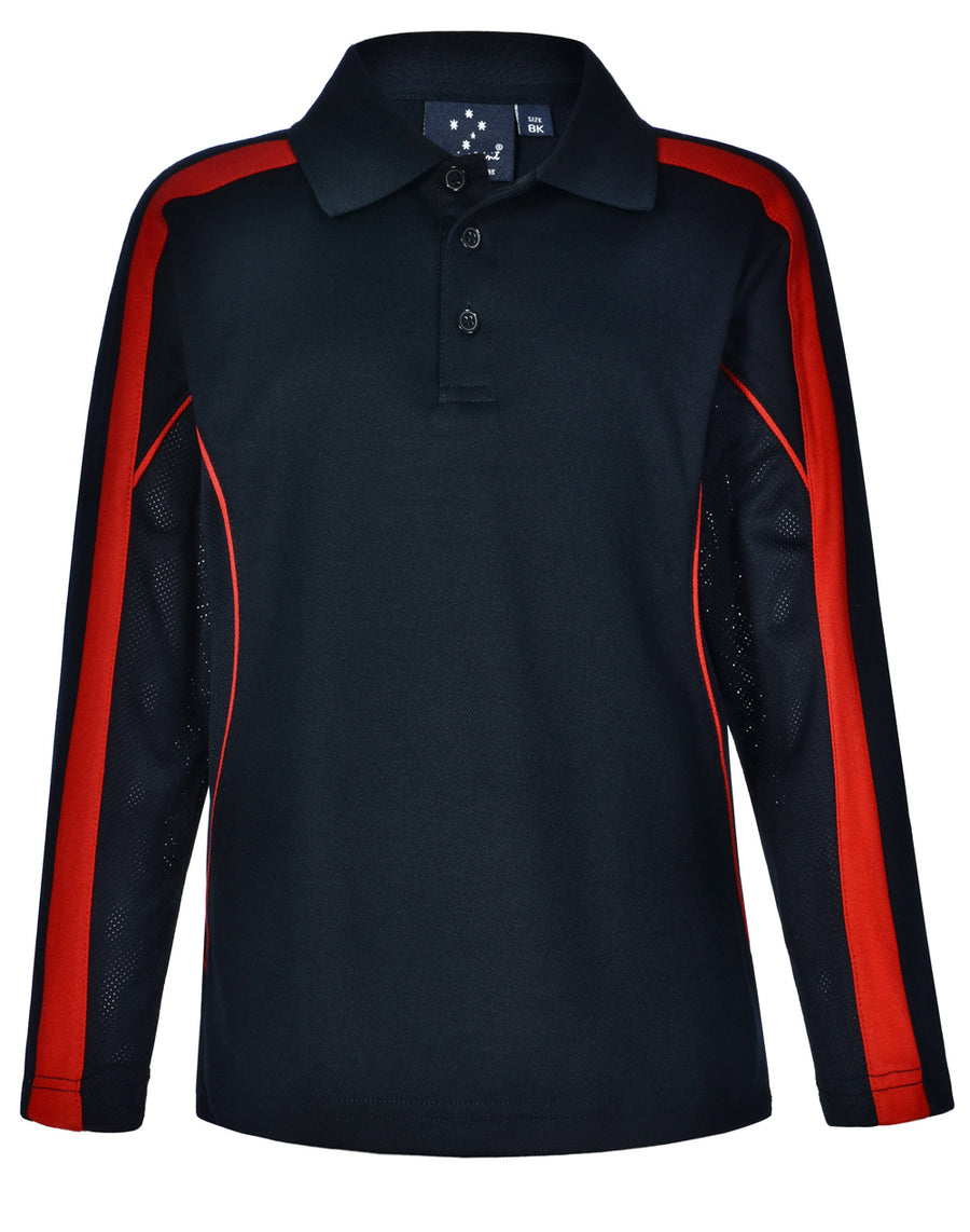 Legend TrueDry Fashion Long Sleeve Polo (Kids)