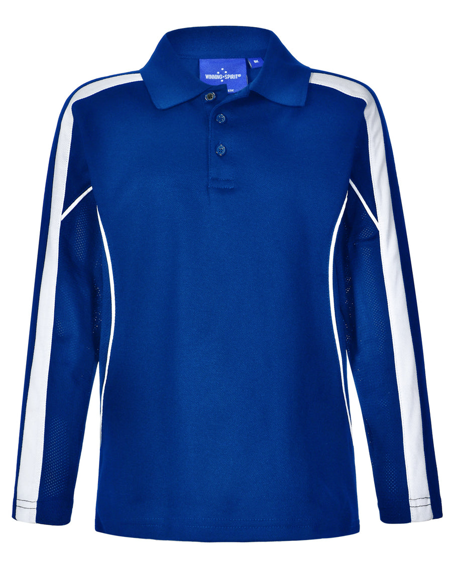 Legend TrueDry Fashion Long Sleeve Polo (Kids)