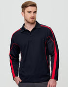 Legend TrueDry Fashion Long Sleeve Polo (Mens)