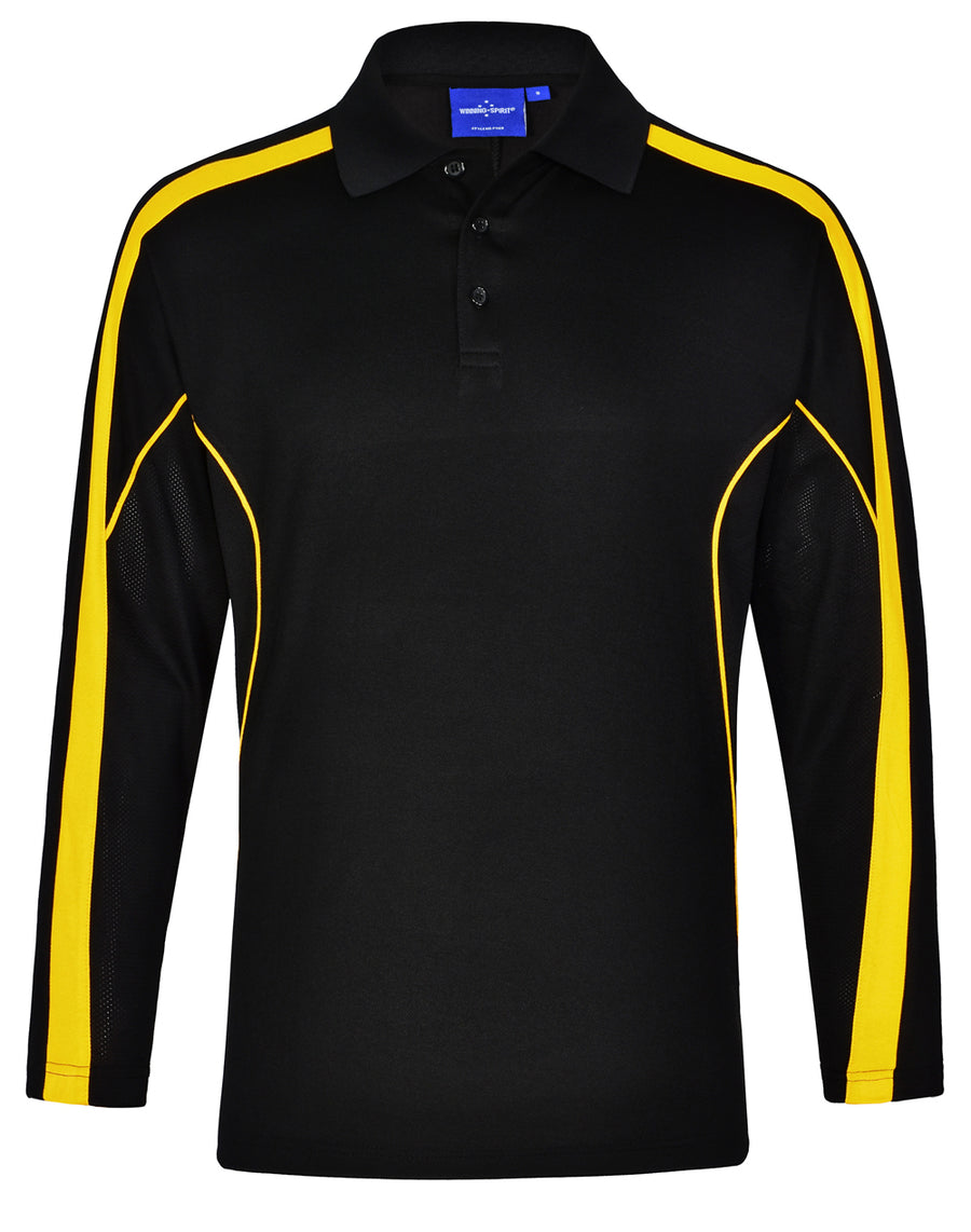 Legend TrueDry Fashion Long Sleeve Polo (Mens)