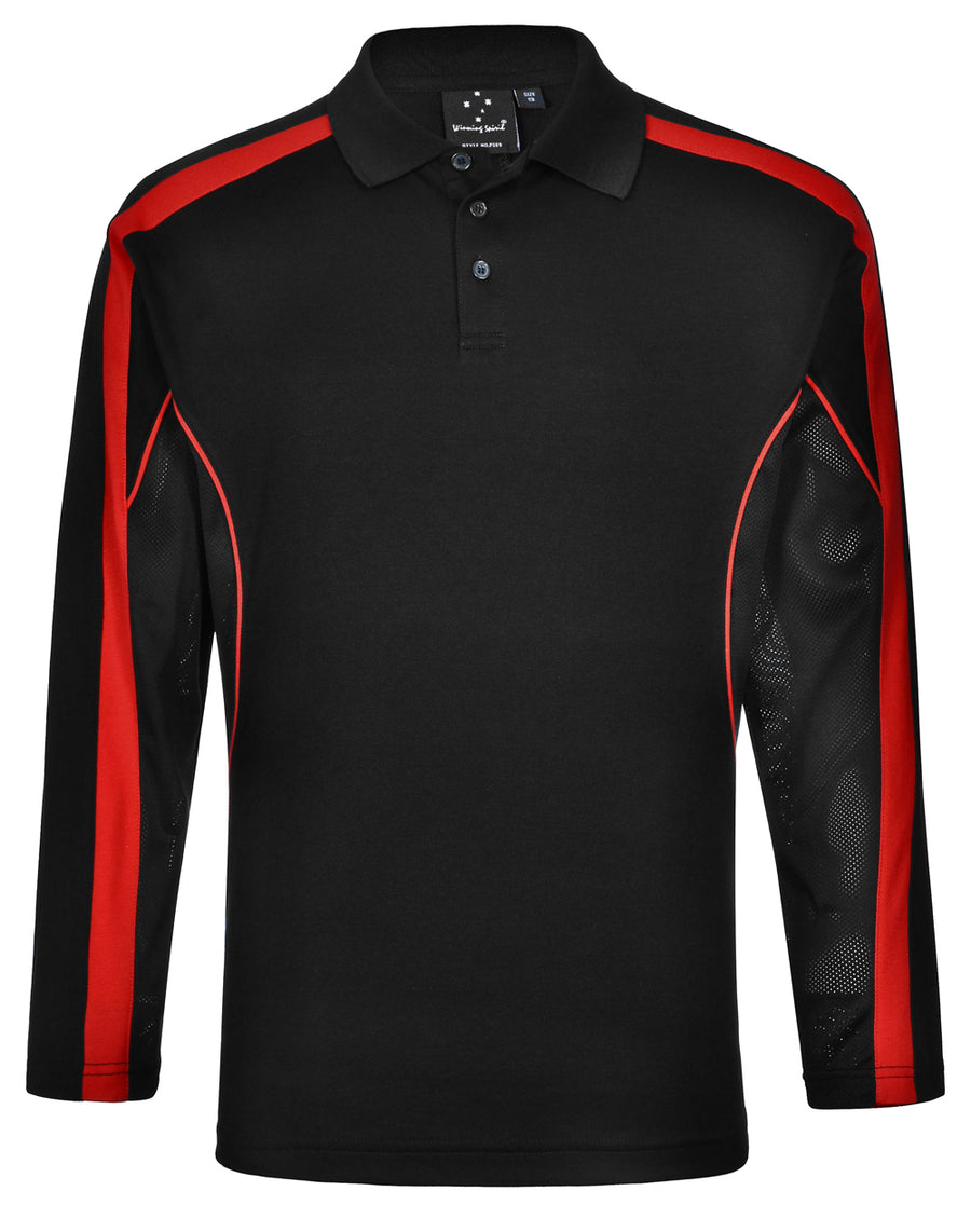 Legend TrueDry Fashion Long Sleeve Polo (Mens)
