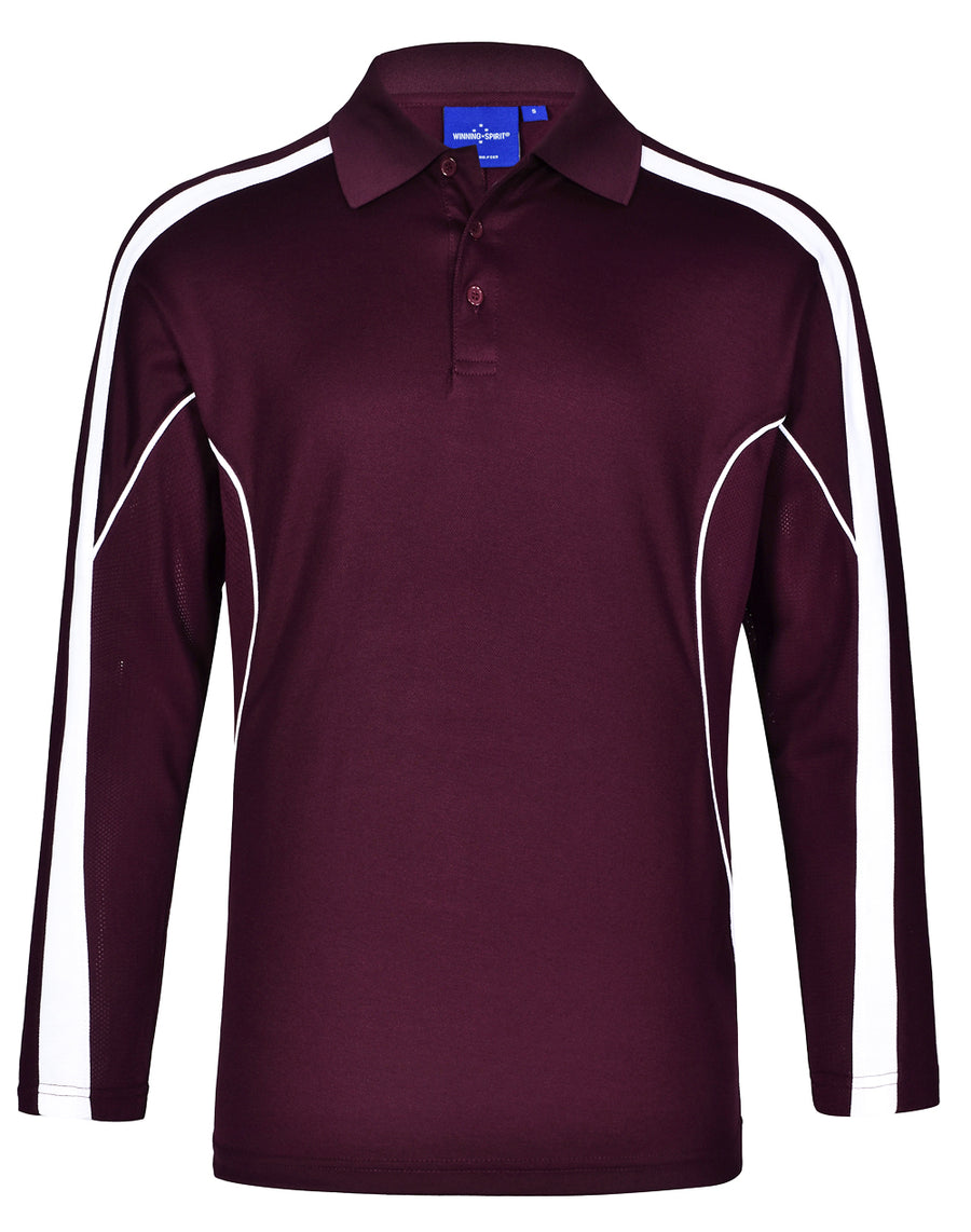 Legend TrueDry Fashion Long Sleeve Polo (Mens)