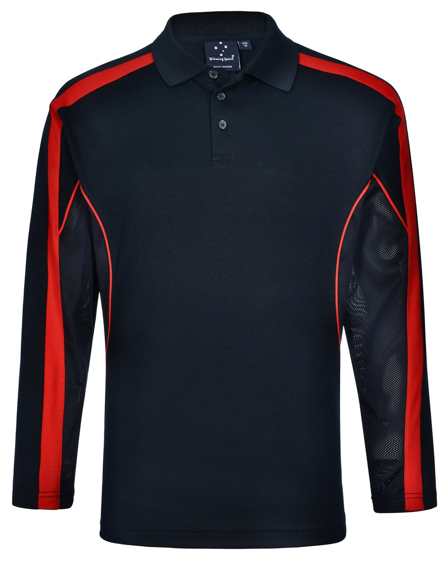 Legend TrueDry Fashion Long Sleeve Polo (Mens)