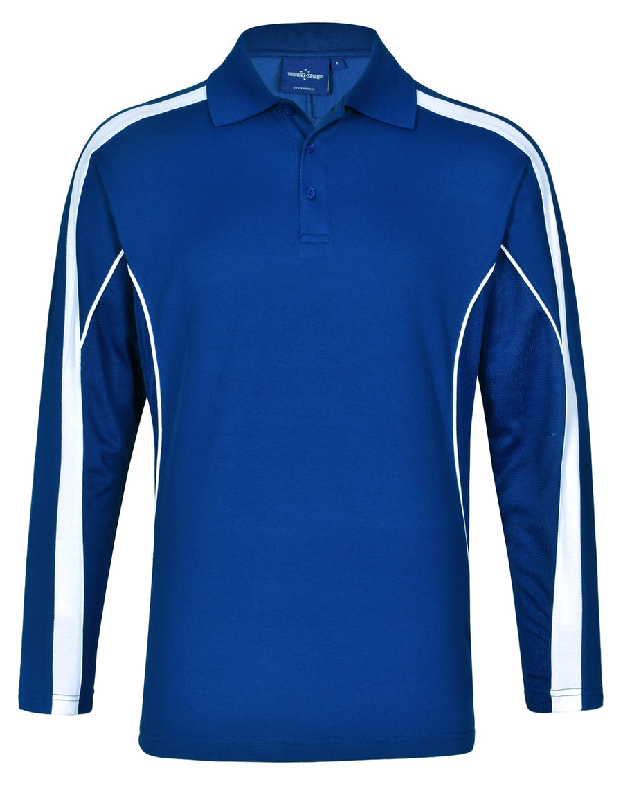 Legend TrueDry Fashion Long Sleeve Polo (Mens)