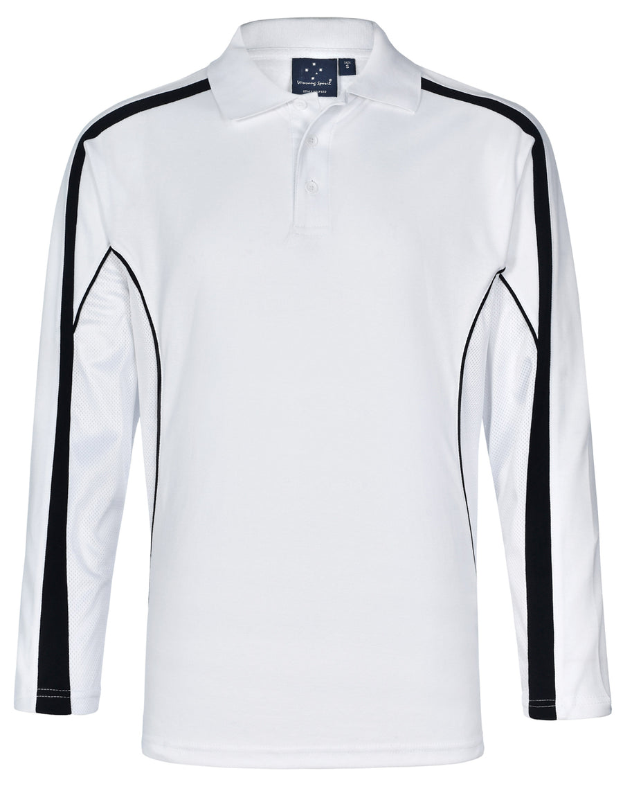 Legend TrueDry Fashion Long Sleeve Polo (Mens)