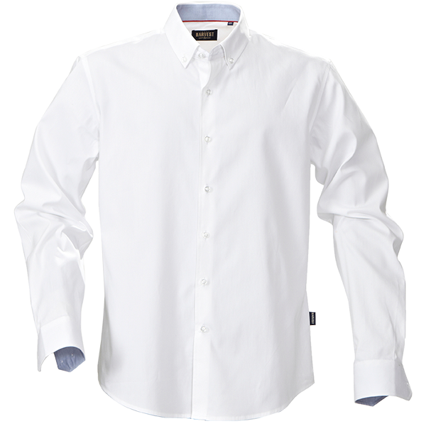 ACTIV EMBROIDERY DESIGNS. UNIFORMS. redding shirt, JAMES HARVEST.