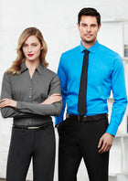 ACTIV EMBROIDERY DESIGNS. UNIFORMS. MONACO LONG SLEEVE SHIRT. MENS.