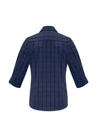 ACTIV EMBROIDERY DESIGNS.UNIFORMS.LADIES HARPER 3/4 SLEEVE SHIRT