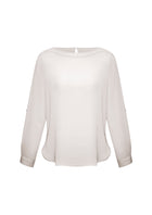ACTIV EMBROIDERY DESIGNS. CORPORATE UNIFORM. LADIES MADISON BOATNECK BLOUSE