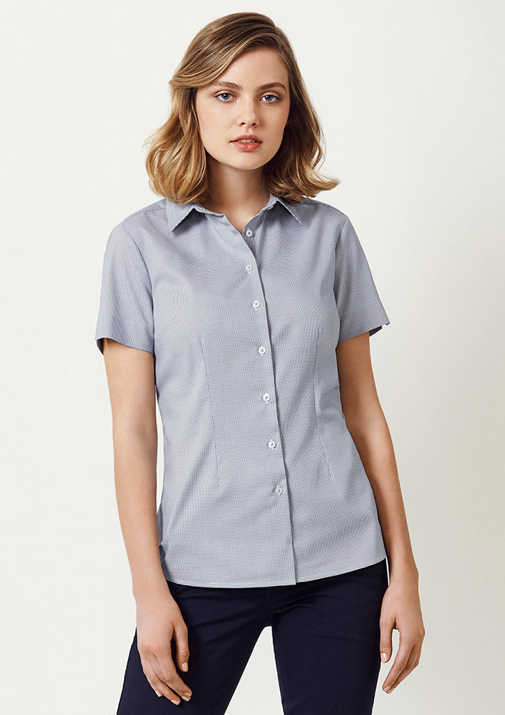 ACTIV EMBROIDERY DESIGNS. UNIFORMS. BIZ COLLECTION Jagger S/S Shirt (Ladies)