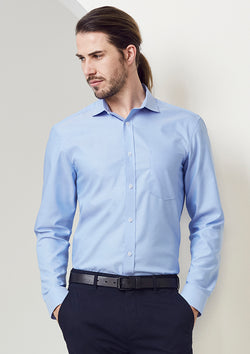 ACTIV EMBROIDERY DESIGNS.UNIFORNS. BIZ Regent L/S Shirt (Mens)