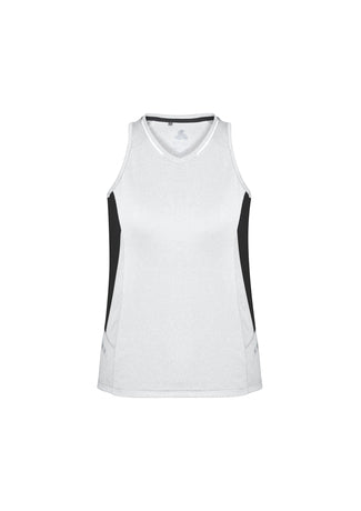 ACTIV EMBROIDERY DESIGN, UNIFORMS.BIZ COLLECTION Renegade Singlet Ladies