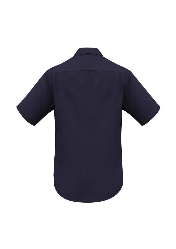 MENS PLAIN OASIS SHORT SLEEVE SHIRT ( BACK )