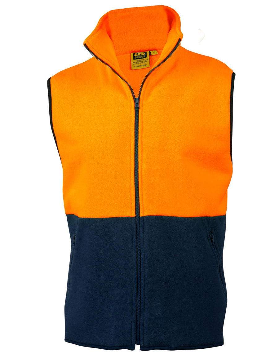 Hi Vis 2 Tone Polar Fleece Vest