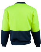 Hi Vis 2 Tone Crew Neck Sweater